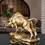 Gold Cattle Statue Table Centrepieces Cow Figurines Statue 6