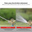 Wirbelnder Gartensprinkler mit einziehbarem Metallständer, Düse 2