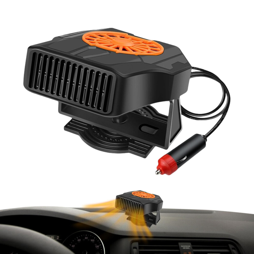 Portable Car Heater 12V Defroster For Car Windshield 360 Degree Rotation Defogger For Trucks Rvs Boats Dc 24V 9339159942321