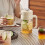 Dikke glazen kan, multifunctionele drankcontainer-Wit 1500 ml 2