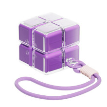 Magnetic Pellet Arranger, Cube Pellet Container, Weekly-Purple