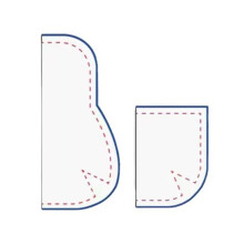 Acrylic Pocket Pattern Set for Home Sewing Activity-M