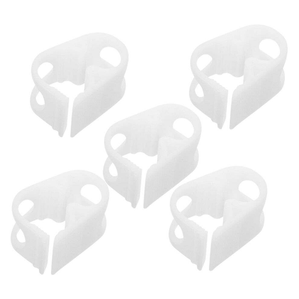 Plastic Hose Clamp 5-Pack Adjustable Flow Control Tube Clip Shut-Off Clamps For Aquarium Water Flow Regulation 9339159942666