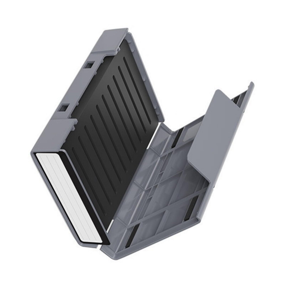 Protective Hard Drives Storage Case 2.5-Inch/3.5-Inch Hdd Container Eva Case Travel Office Use Grey 9339159942802