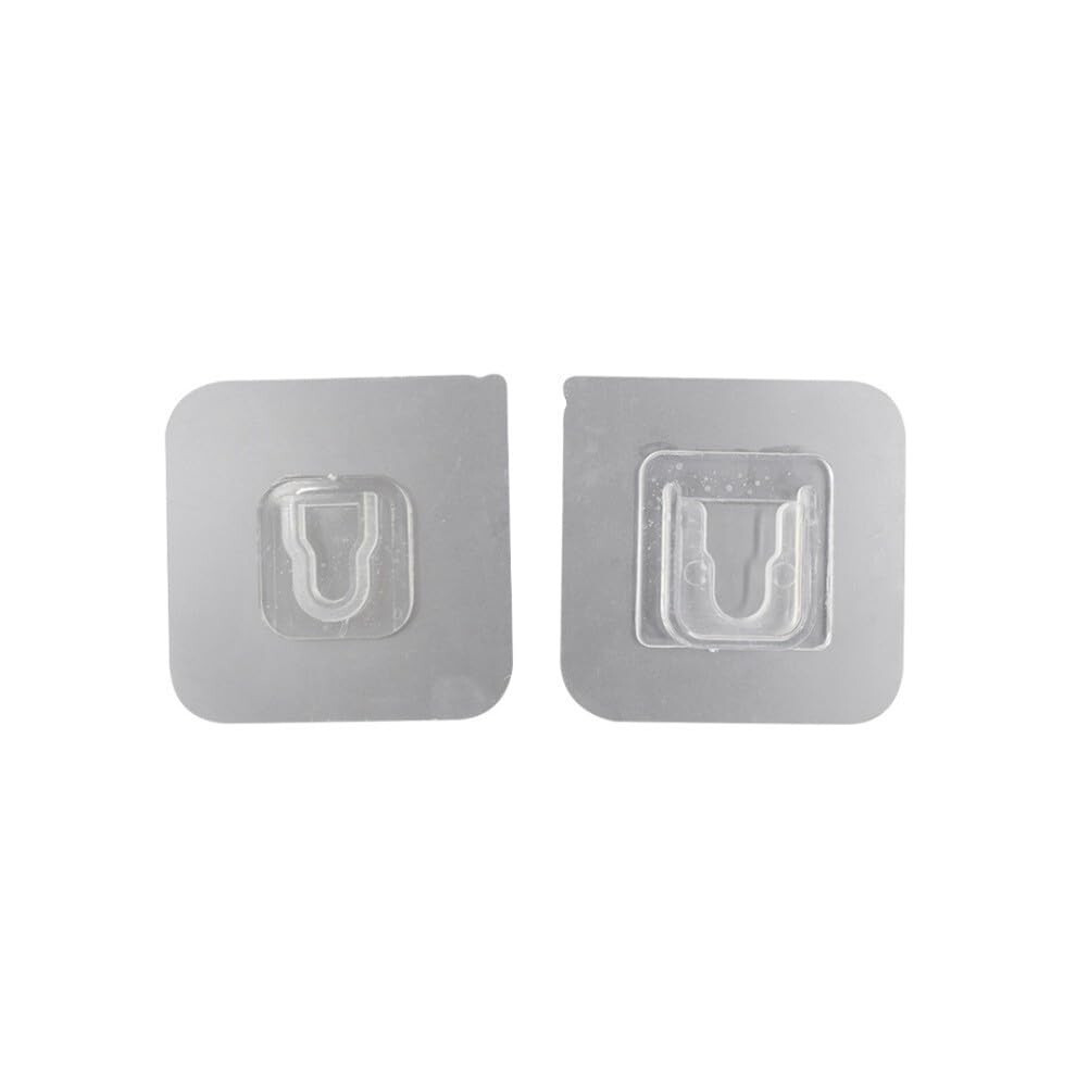 Wall Hanging Buckle Universal 20-Pack Non-Punching Non-Marking Brushed Silver With Multifunctional Hooks 9105992869466