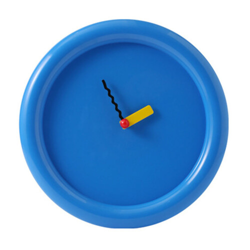 Horloge murale créative à bulles de crème, décoration pour-Bleu