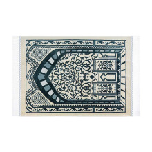 Tapis de prière musulmans lavables, portables,-Sable vert blanc
