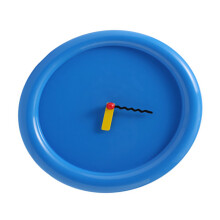 Decorative Creamy Bubble Wall Clock Quiet Movement-Blue