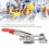 2Pcs Stainless Steel Toggle Clamp Pull Latches 400lbs Capacity Kit 10