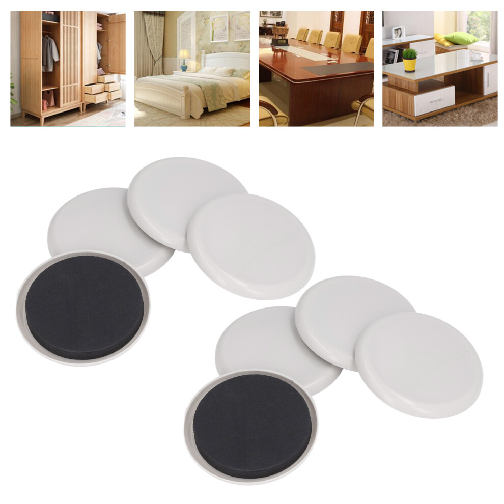 8Pcs Reusable Furniture Sliders Surface Protectors For Carpets Moving 5In Green 4661357405861