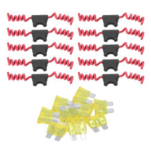 10 Sets Autosicherung und Halter,