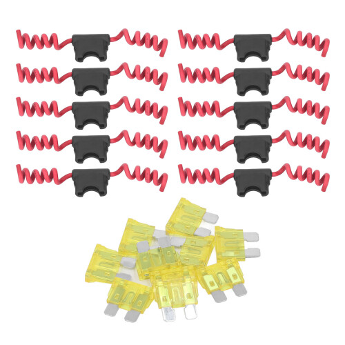 10 Sets Autosicherung und Halter,