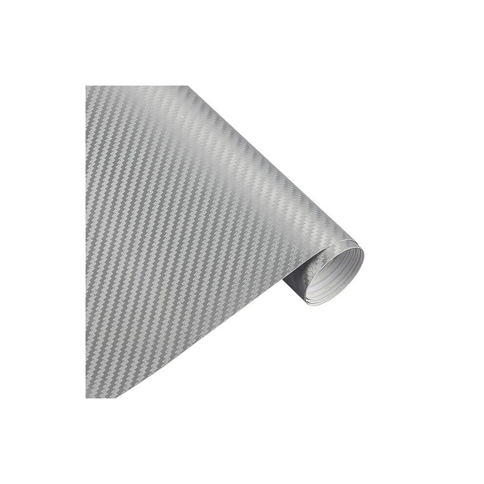 (Silvery, 5D 152*30Cm) 2025 Car Vinyl Wrap Film Roll Matt Satin Glossy 3D 5D Carbon Fiber Decal Sticker Tint 4069369221637