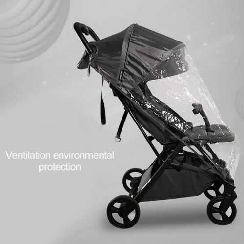Universal Kinderwagen Regen Abdeckung EVA Klar 2