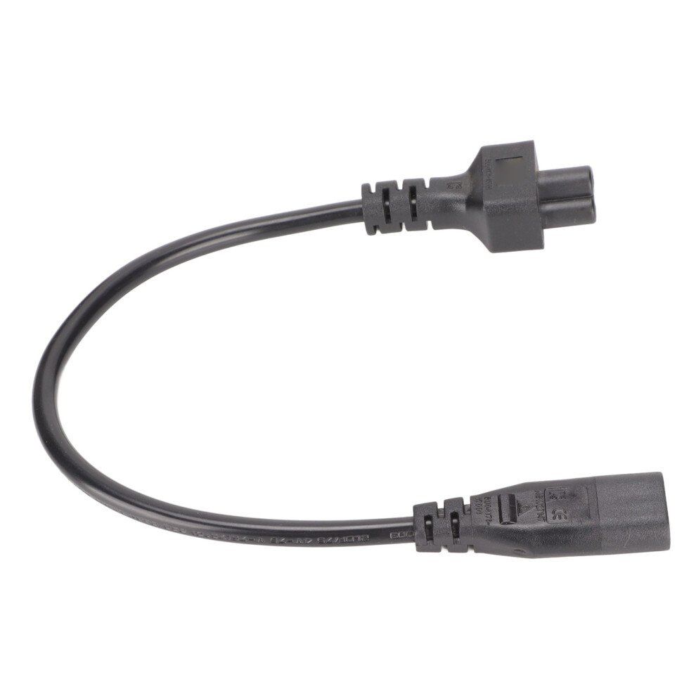 Iec320 C8 To C5 Power Cord Adapter 10A 125V For Laptop Power Supplies 9431357410067