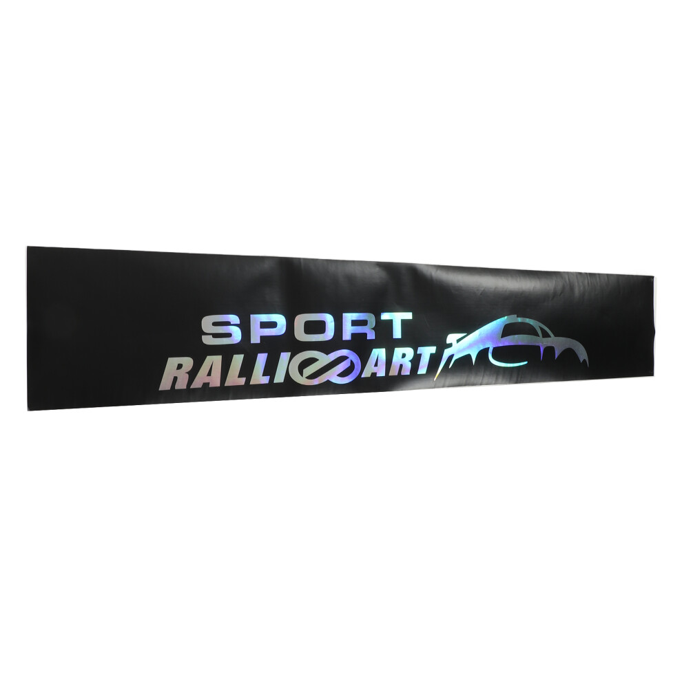 Universal Front Windshield Decal Sticker 130X21cm Reflective Pvc 8421357409599