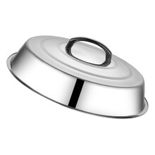 Stainless Steel Round Basting Dome Cover Vented Dome Lid For BBQ Grilling Steaming Lid For Outdoor Camping And Picnics