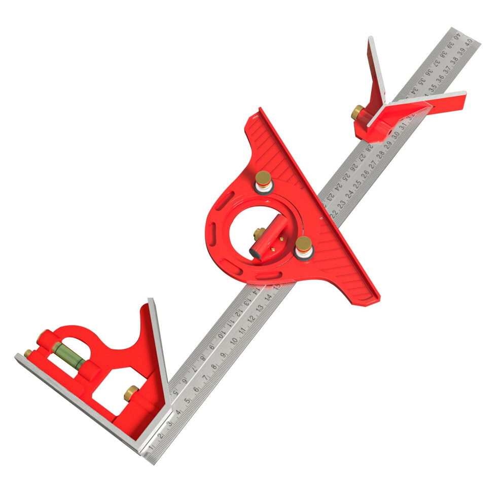 Aluminum Angles Rule 12-Inch Carpenter Square For Woodworking Measuring Tool Angles Gauges Accurate Measurements 9339159943601