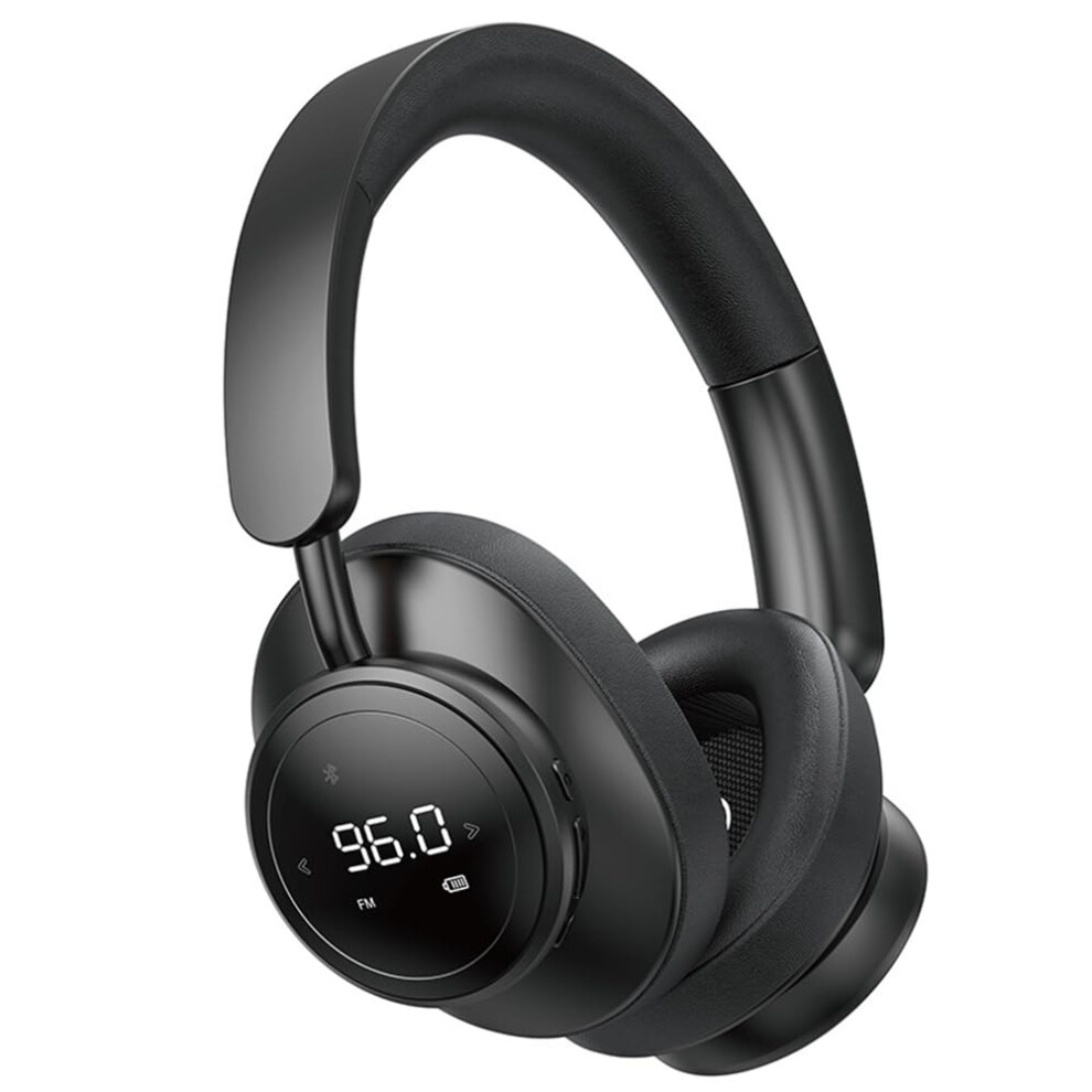 Wireless Headset Foldable Over-Ear Bluetooth 5.3 With Mic Tf Card Fm Radio Black 9354506650452