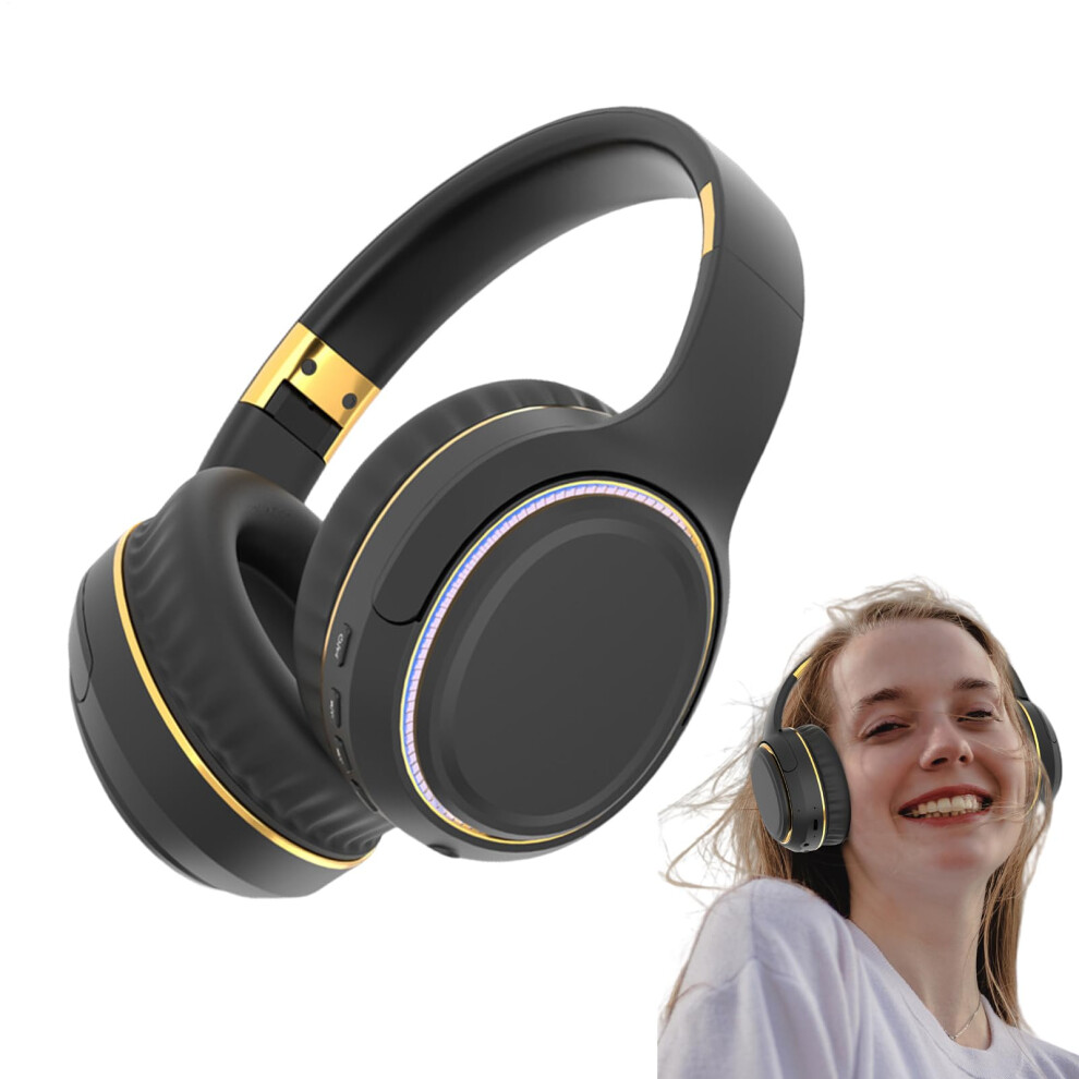 Over The Ear Headphones Wireless Sports Headset Foldable With Breathing Stereo Bass For Commuting And Workout Light 9339159943793