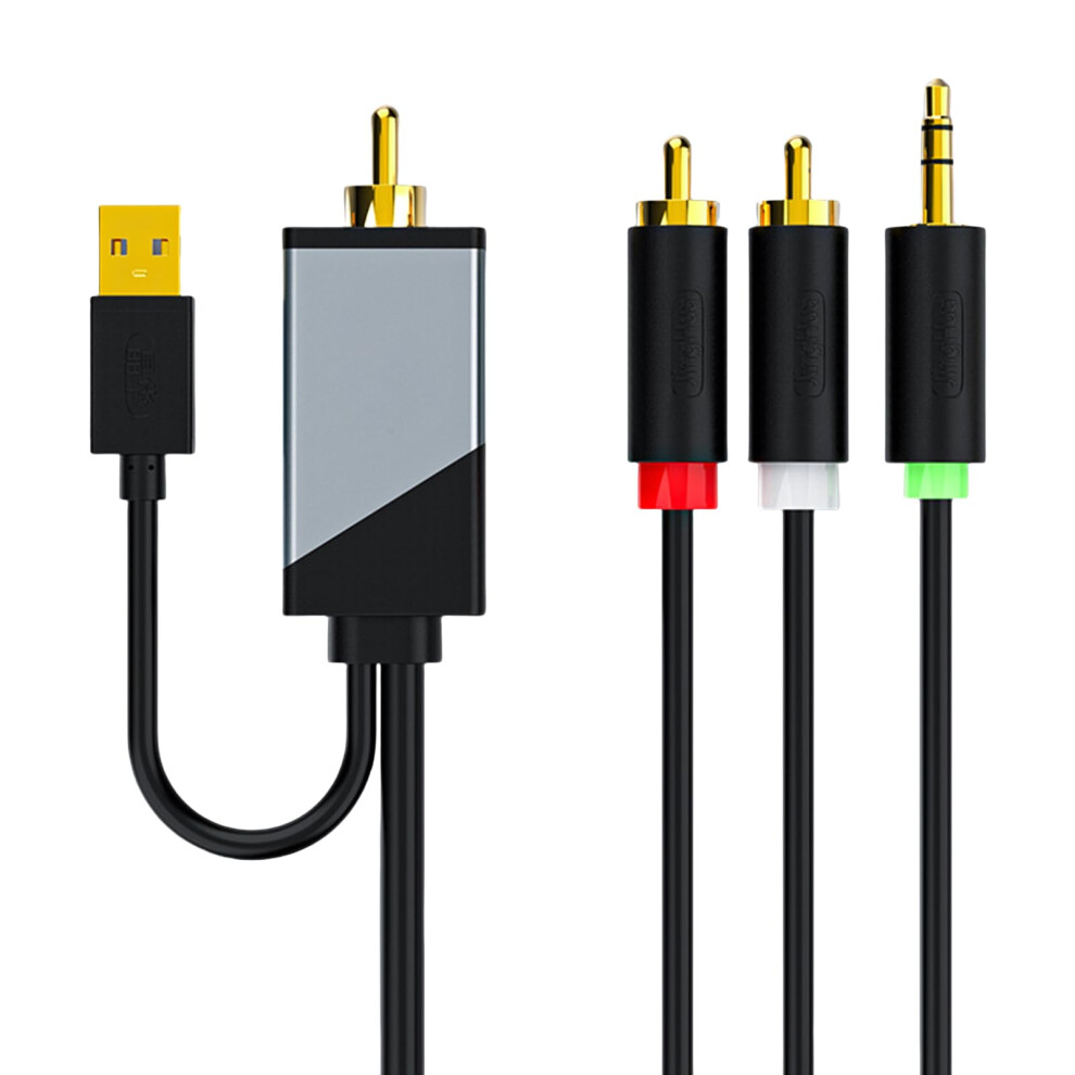 Digital Auditory To Analog Converter Cord For Gaming On Hdtv Length Optional 3.5Mm Dac Cable Compatible With Hdtvs 9067246466718