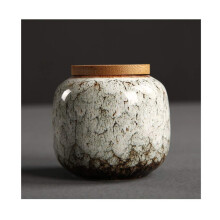 Cremation Urn For Human Ashes Ceramic Sealed Against Moisture Handmade Carving Exquisite Relief Mini Souvenir Color G