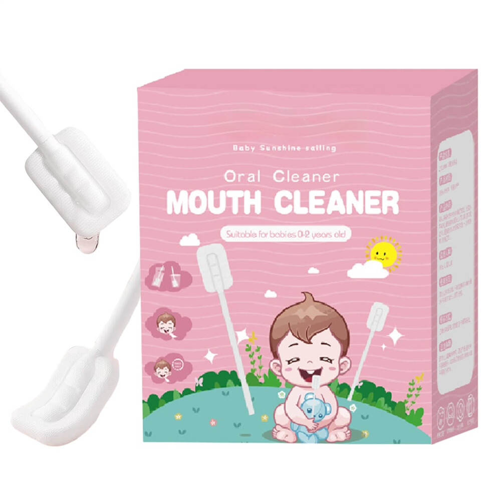 Baby Tongue Cleaner Soft Cleaning Stick Flexible And Gentle Skim Gauze Portable Gum Cleaner Stick For Teeth
