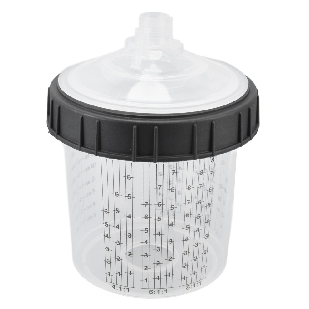 Paint Spray Cup Plastic Disposable 600Ml With Lids For Art & Home Use 7901357413563
