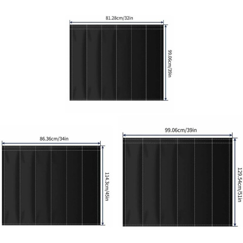 Fireplace Cover Model B, Easy To Store, Draft Prevention, Air Control 1