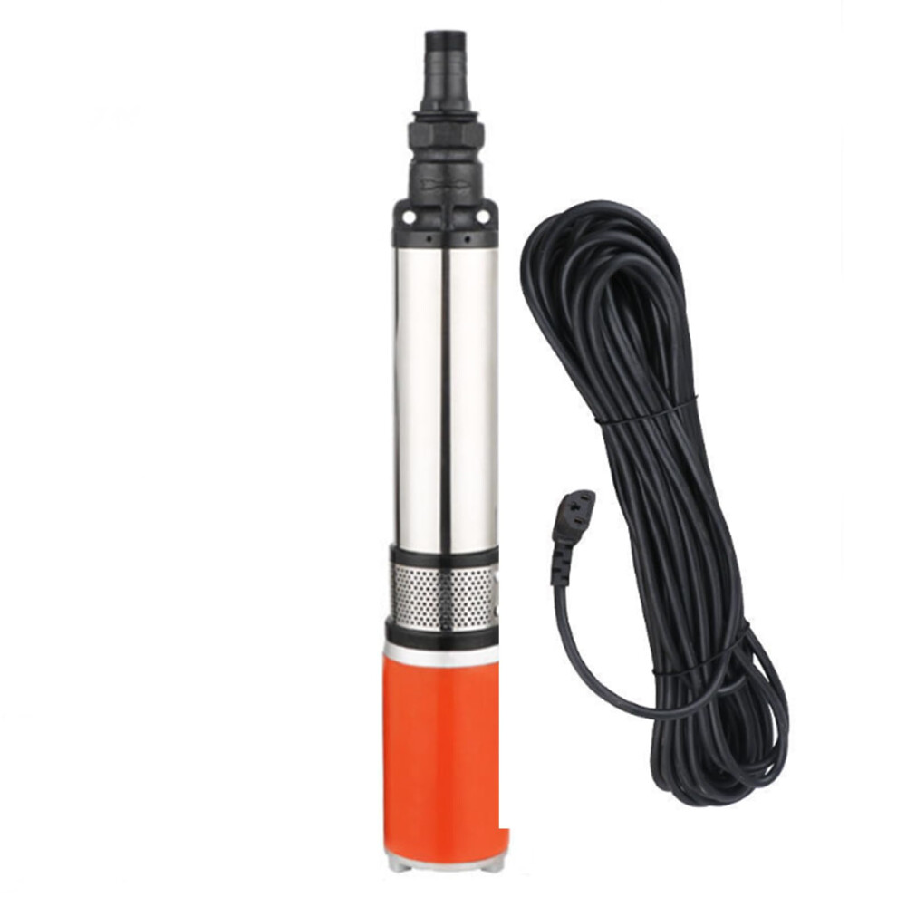 370W Deep Well Submersible Pump Dc 48V 60V Solar Well Pump Stainless Steel Submersible Well Pump Kit For Irrigation Home Use Industrial Grade 9105992871001