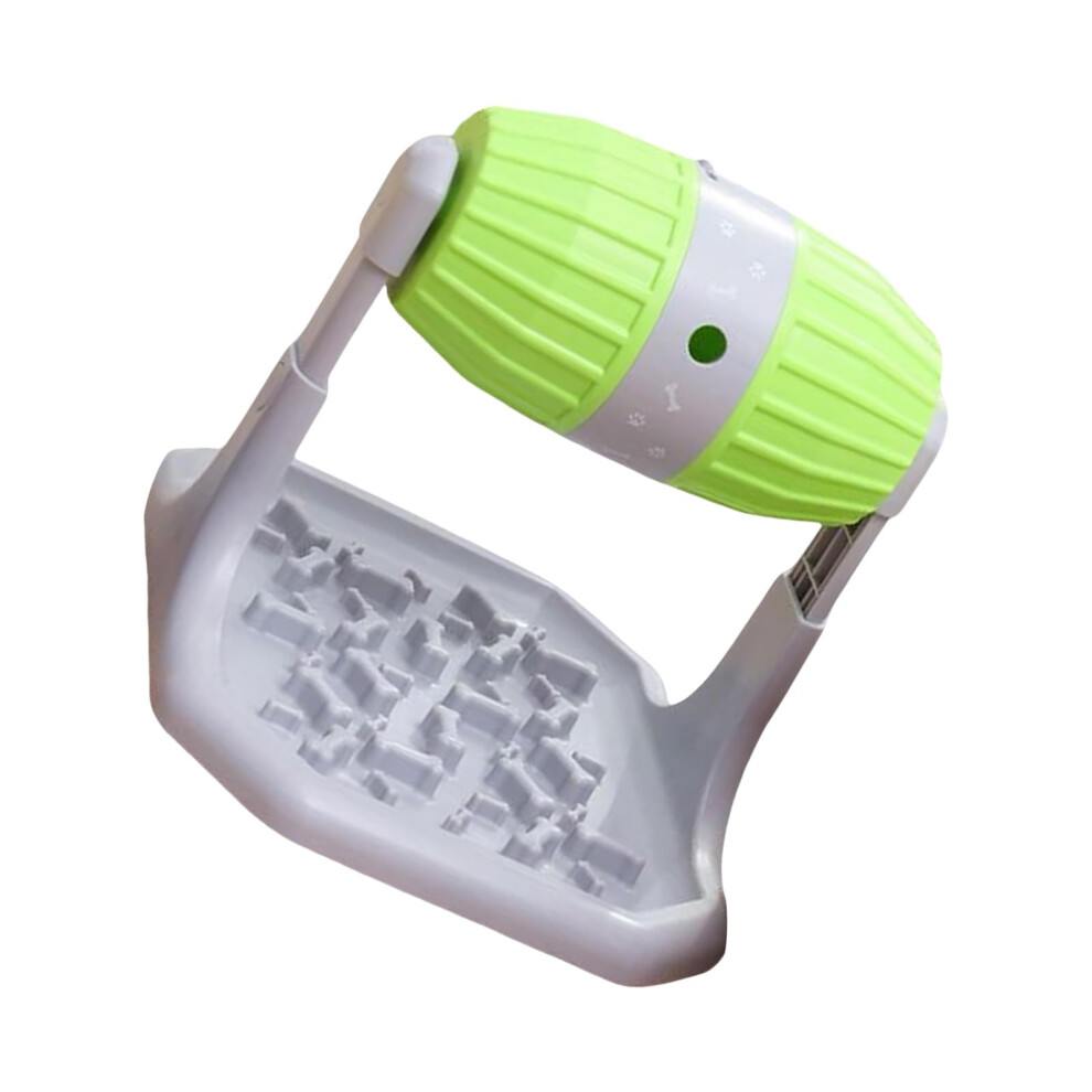 Rolling Treat Dispenser Dog Toy Adjustable Food Opening Non-Slip Base Sliding Treat Puzzle Ball Green-image-OPC-PMPBD6J-NEW