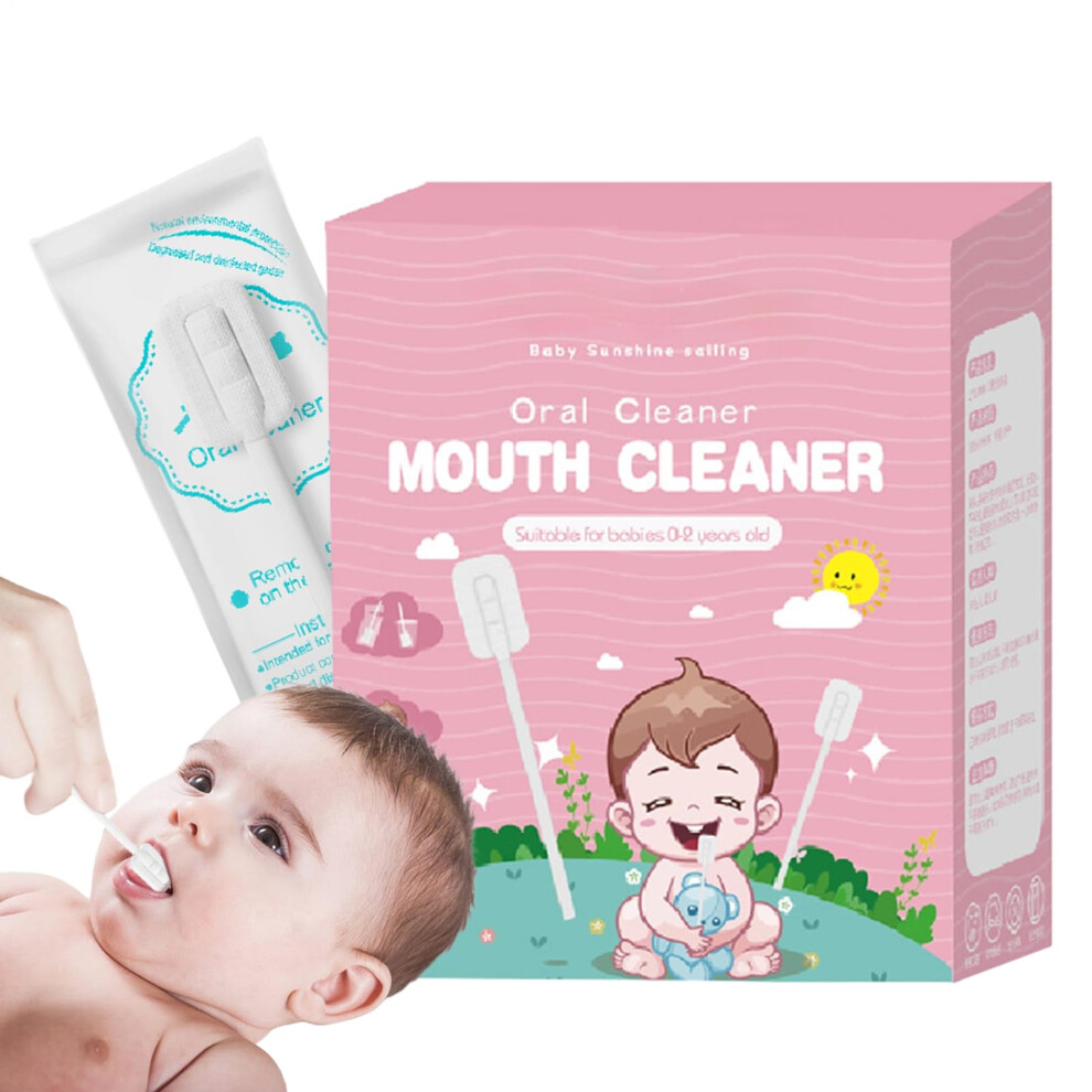 Baby Tongue Cleaner Skim Gauze Gum Cleaner Stick For Baby Teeth And Mouth Care Comfortable Flexible 1 Count Pack Of 1