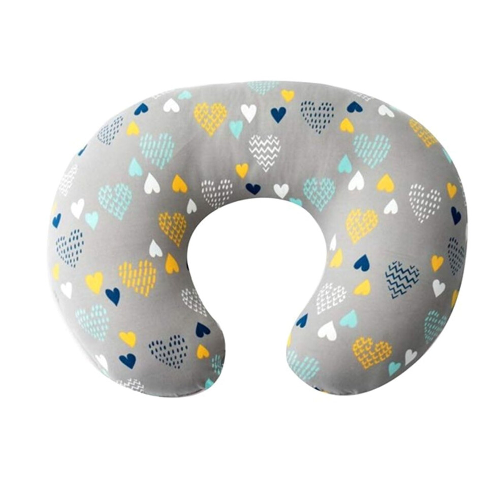 Nursing Pillow Cover Breathable Cotton U-Shape Slipcover Removable For Breastfeeding Mom Baby Pillow