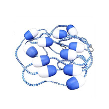 5m Swimming Pool Safety Divider Rope With 11 Floating Balls Lane Line Pool Equipment Waterway Safety Buoy Line Use