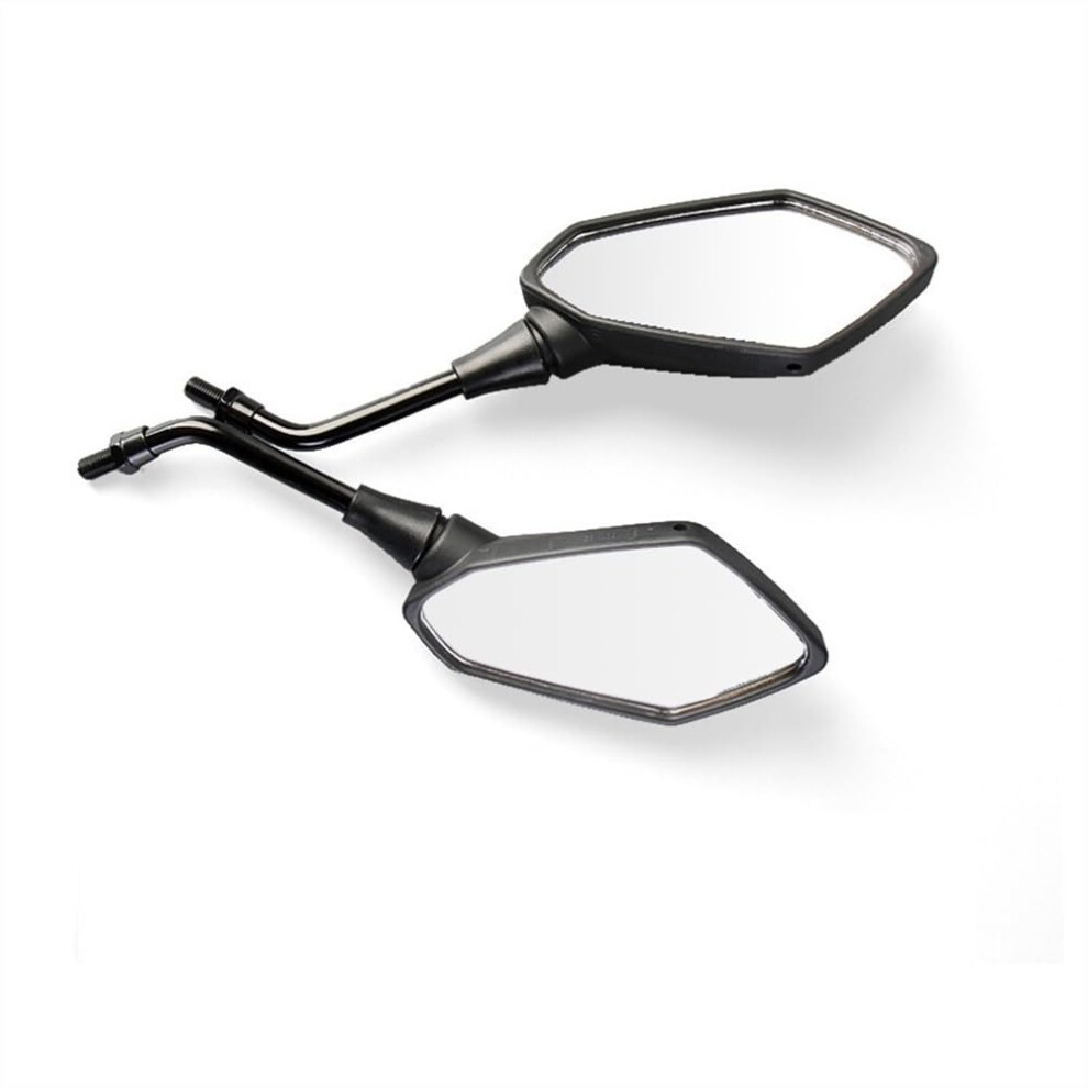 Motorcycle Side Mirror Universal 8Mm 10Mm Mounts, 2-Piece Pair, Rearview Convex Mirrors For Scooter E-Bike Electromobile 9339159944653