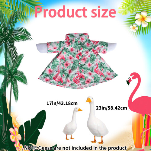 Chemise d'oies de vacances de décoration de-Forêt tropicale 2