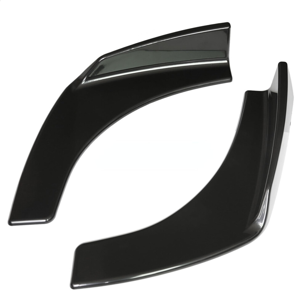 Side Skirts Extension For Subaru 2Pcs Universal Bumper Lip Side Skirt Splitter Rocker Splitters Canard Diffuser Black 9354506651213