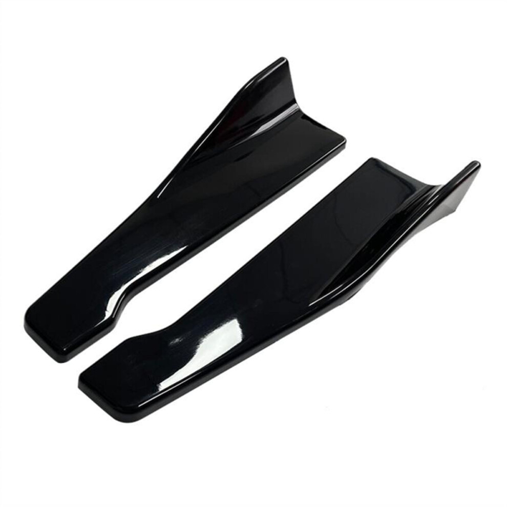 Side Skirts Extension Universal Kit With Rear Bumper Lip Spoiler Diffuser Splitter Winglets Scratch Protector 9339159944929