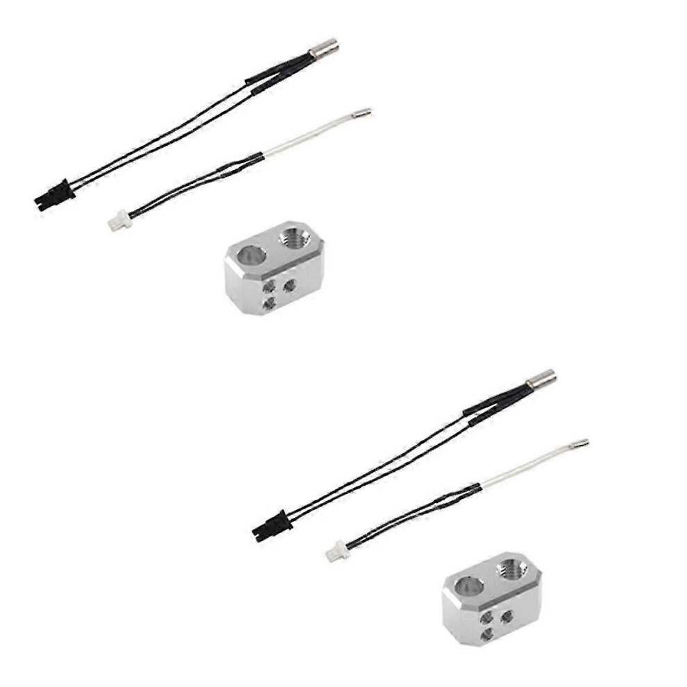 Kikidex (As Show, One Size) For Prusa Mk4 24V 40W Heater Thermometer Line And Heating Block Kit For 3D Printer Extruder Parts