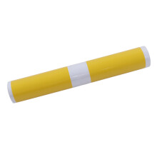 Yellow Car Hood Cover Stickers 2pcs Vinyl Bonnet Stripe Universal 90x9cm