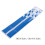 90x9cm Blue Auto Bonnet Stripes 2pcs Easy Peel & Stick Durable 10
