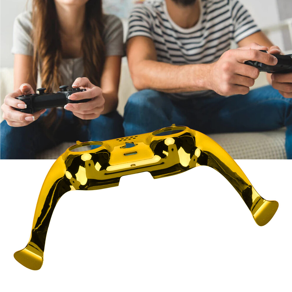 Durable Abs Faceplate Shell For Ps5 Controller - Diy Clip Replacement Gold 4051357419393