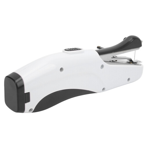 Portable Handheld Sewing Machine 24.5cm Double Needle DIY Black 2