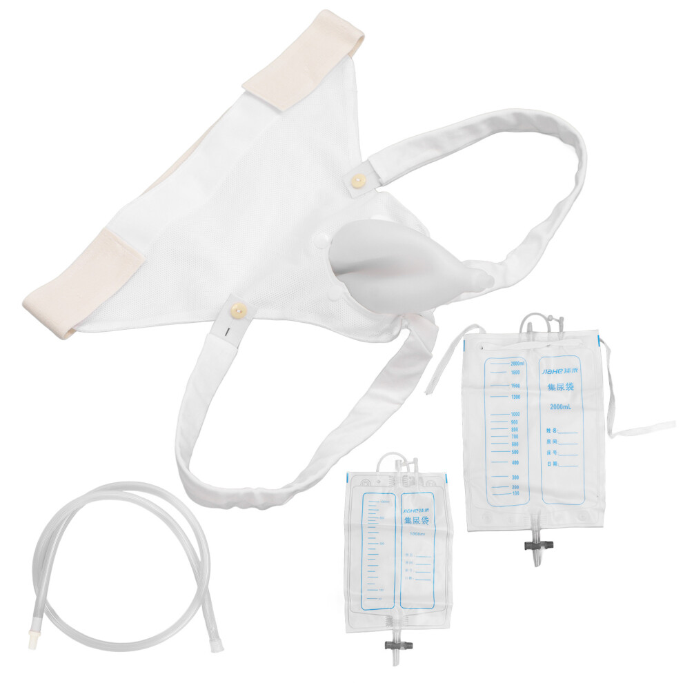 Silicone Female Urine Bag Collector 1000ML/2000ML Soft Breathable