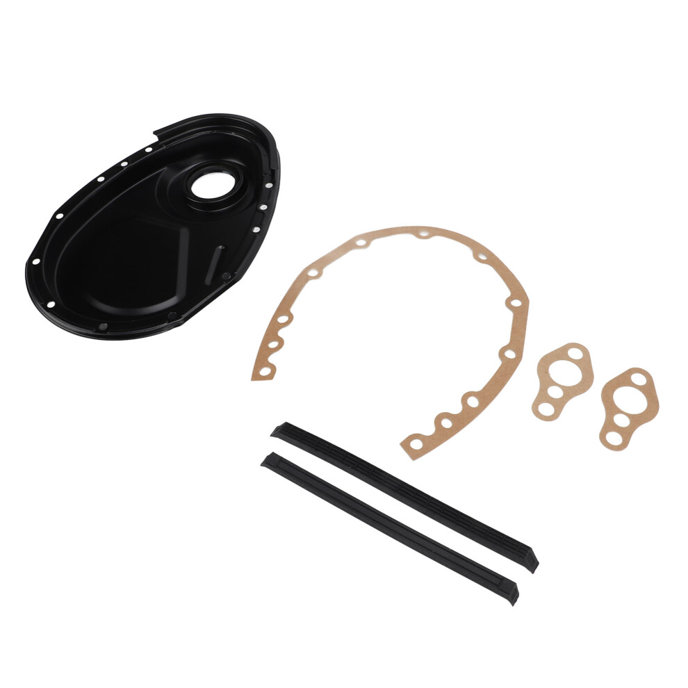 Sbc Timing Cover Gasket & Seal Kit - 283 327 305 350 383 400 Black 9361357420448