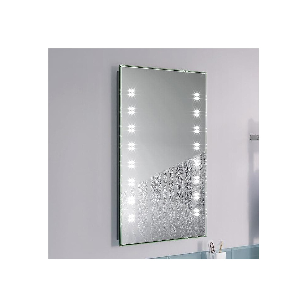 Ibathuk Illuminated Mirror With Sensor And Demister Pad 500Mm X 700Mm