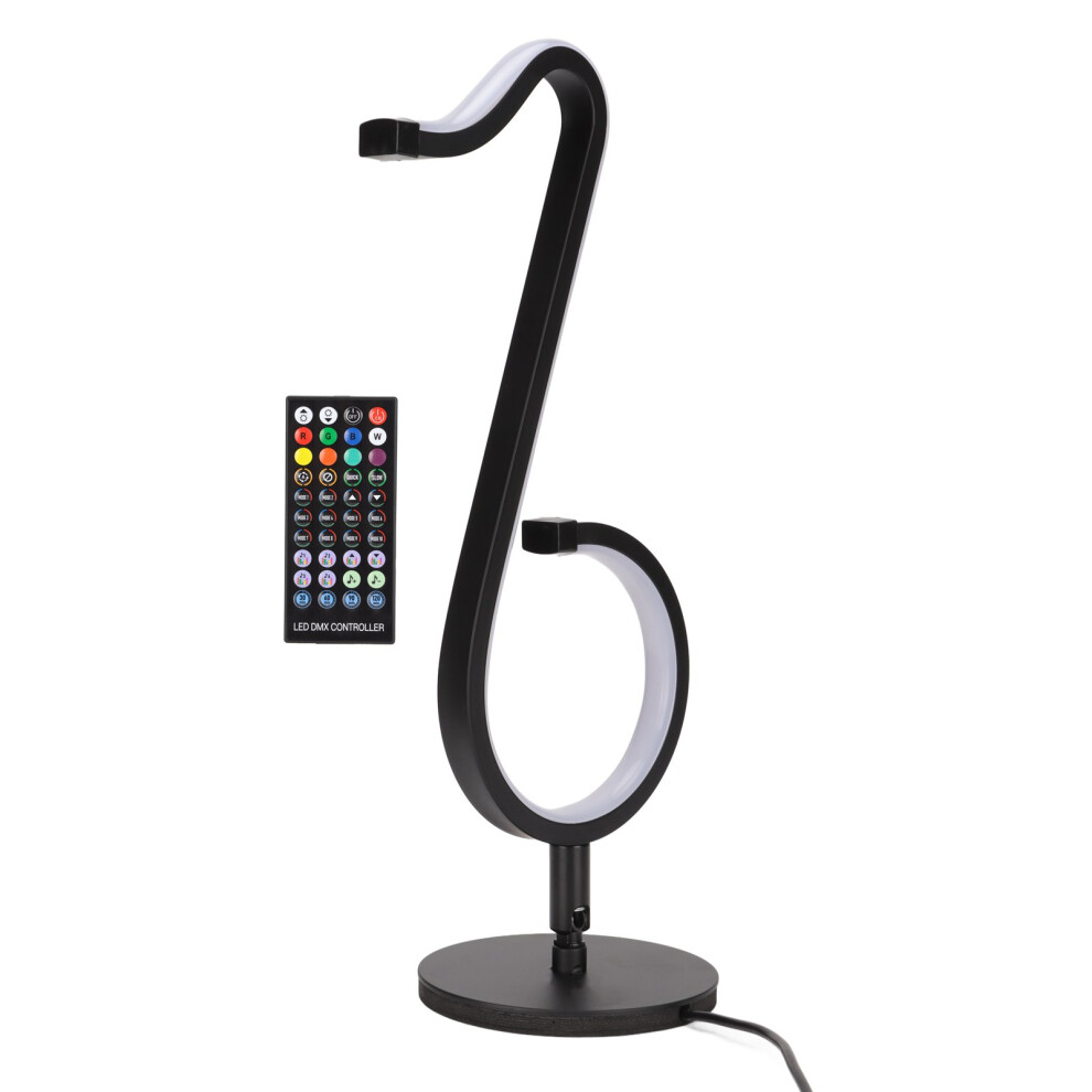 Musical Note Led Table Lamp 20W Rgb Rgb Bluetooth Control 35X11cm 4341357421206