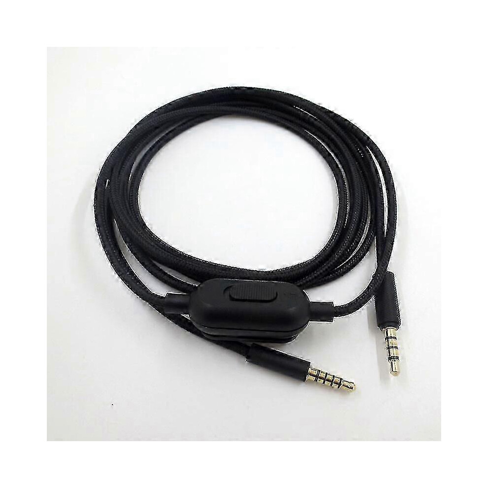 Kikidex (As Show, Red) 2M Replacement Cable For Logitech G Pro Inline Mute G Pro X G433 G233 Audio Cable