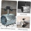 Floor Tile Leveling Regulator High Load Bearing Tile Height Leveler Wall Floor Install Handle Leveling Effort Saving 3