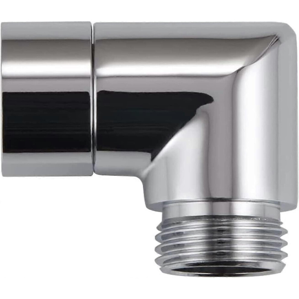 Kikidex (As Show, One Size) 90 Degree Hand Shower Adapter, Elbow For Mobile Hand Shower